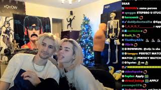 xqc and  nyyxxii  brother and sister share a kiss