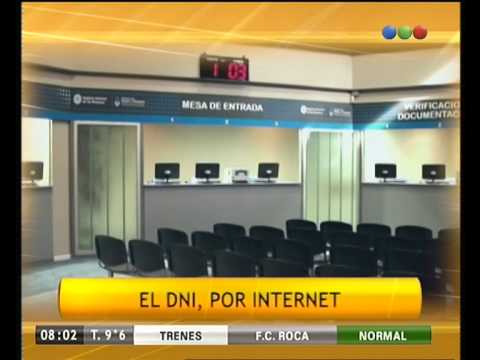 El DNI se podrá renovar a través de Internet - Telefe Noticias