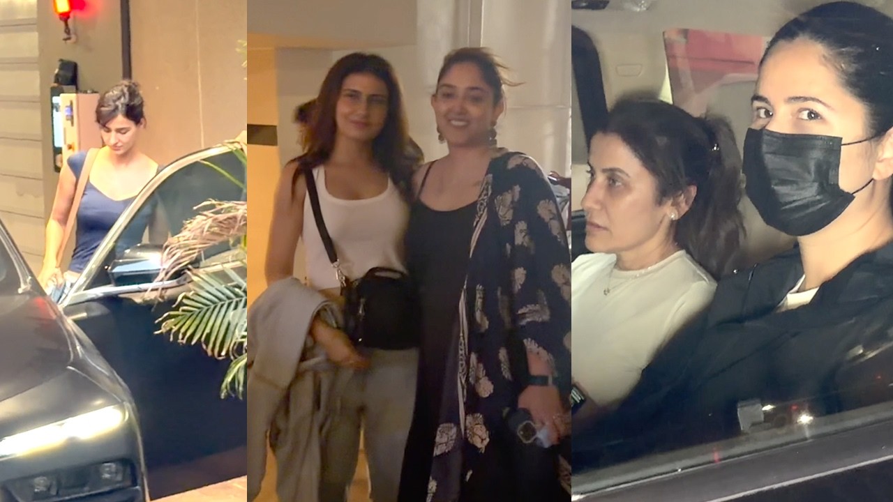 Katrina Kaif, Disha Patani, Fatima Sana Shaikh, Ira Khan & Tara Sutaria Snapped In Bandra