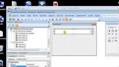 Vídeo Aula 01 -Inserindo dados válidos em uma combobox no excel VBA