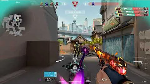 Valorant Reyna pistol round ace with Ruined Ghost on 07.02.2024  at 1:58 AM