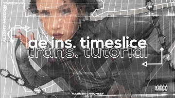 ae inspired timeslice | alight motion