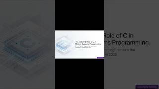 The Enduring Role of C in Modern Systems Programming