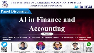 AI in Finance and Accounting | Panel Discussion by AI in ICAI