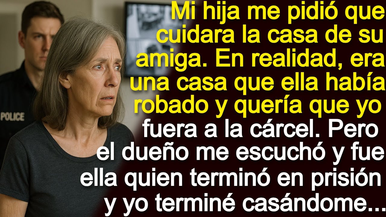 Mi hija me pidió cuidar una casa que en realidad había robado, para que yo acabara en la cárcel…