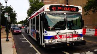 SEPTA Route 40 bus at 38th St. & Spruce St.