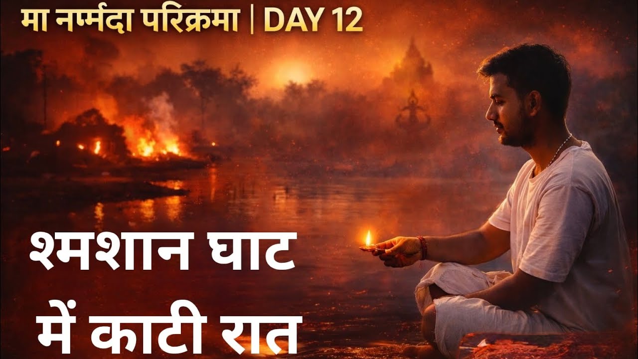 Day 12 अनजाने में श्मशान के पास कटी हमारी रात | Narmada Parikrama
