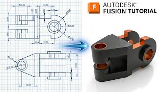 Fusion 360 From Zero | Beginner Step-by-Step Modeling Tutorial #43