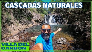 CASCADAS NATURALES  en VILLA DEL CARBÓN  |  ¡Mucho MEJOR de lo que esperaba!