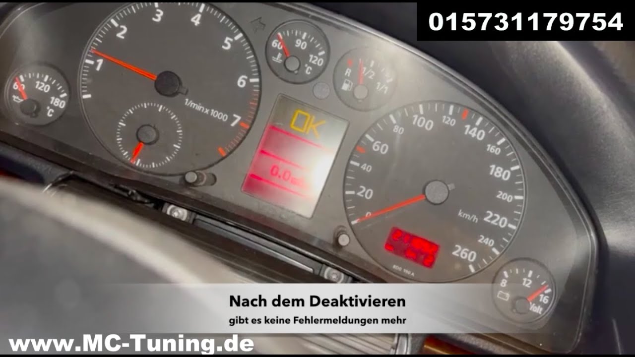 Audi A4 Wegfahrsperre deaktivieren - AdBlue deaktivieren