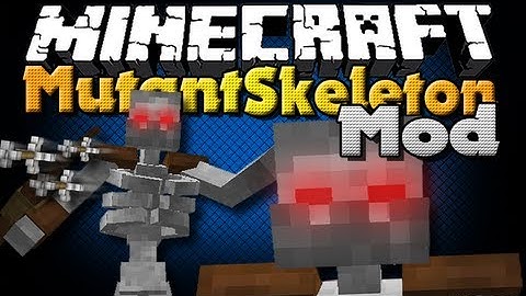 Minecraft Mod - Mutant Skeleton Mod - New Boss and Items!!