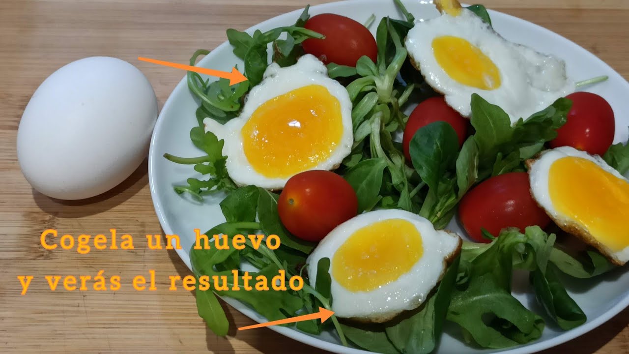 MINI HUEVOS FRITOS. CONGELA UN HUEVO Y VERÁS EL RESULTADO TAN SORPRENDENTE. Receta Viral, saldrá?