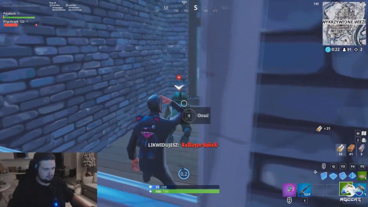 Filipek przeklina na streamie | Pajalockk