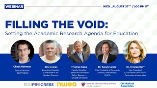 Webinar--Filling the Void: Setting the Academic Research Agenda for Education