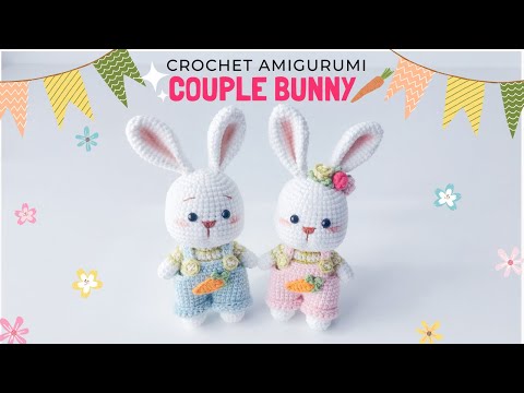 How to Crochet a Couple Bunny - Crochet for Couple | NHÀ LEN