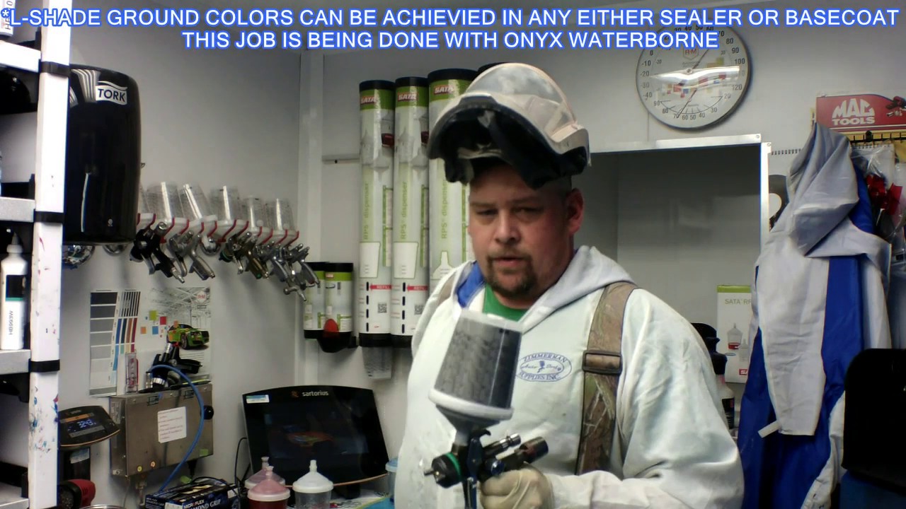 The usage and application of Lshade ground coats in the BASF RM line