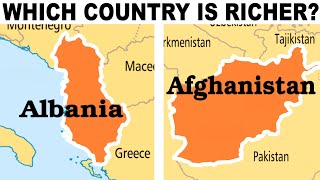 Which Country is RICHER?
