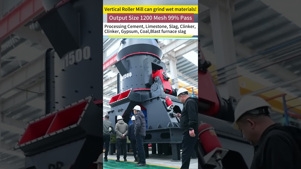 Ultrafine Powder Vertical Roller Mill: Grind Cement, Limestone, Slag, Fluorite, Clinker, Gypsum,Coal