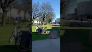 Walking In Uk Street Natural Scenery In Weston Super Mare Bristol.