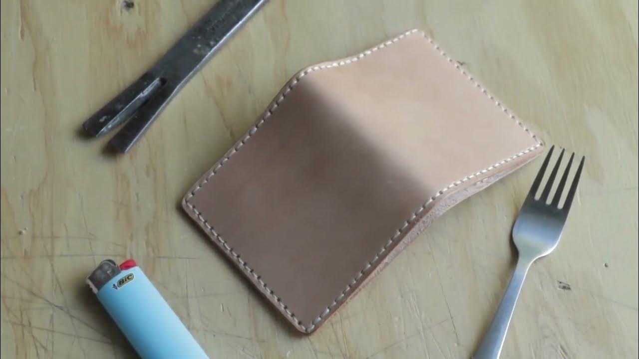 ? How to make a leather wallet YouTube