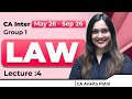 CA Intermediate Law | Companies Act Lecture 4 | CA Ankita Patni | Section 118 Minutes , Section 106