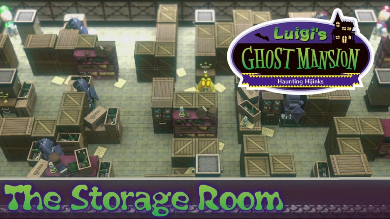 Nintendo Land: Luigi's Ghost Mansion - The Storage Room (4 Players ...