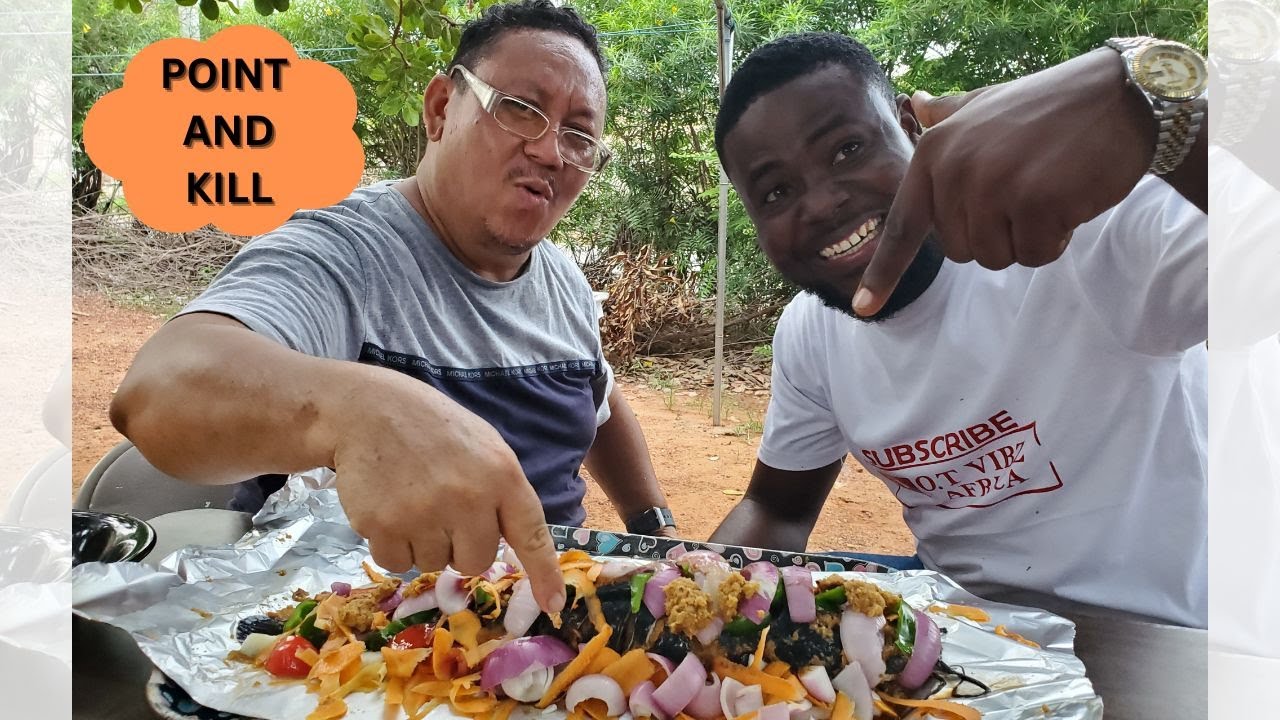 Chinese man grills CATFISH point kill recipe... YouTube