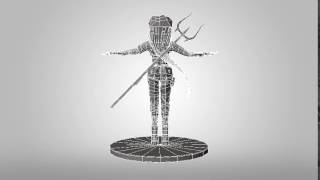 Kaali Turnaround Wireframe