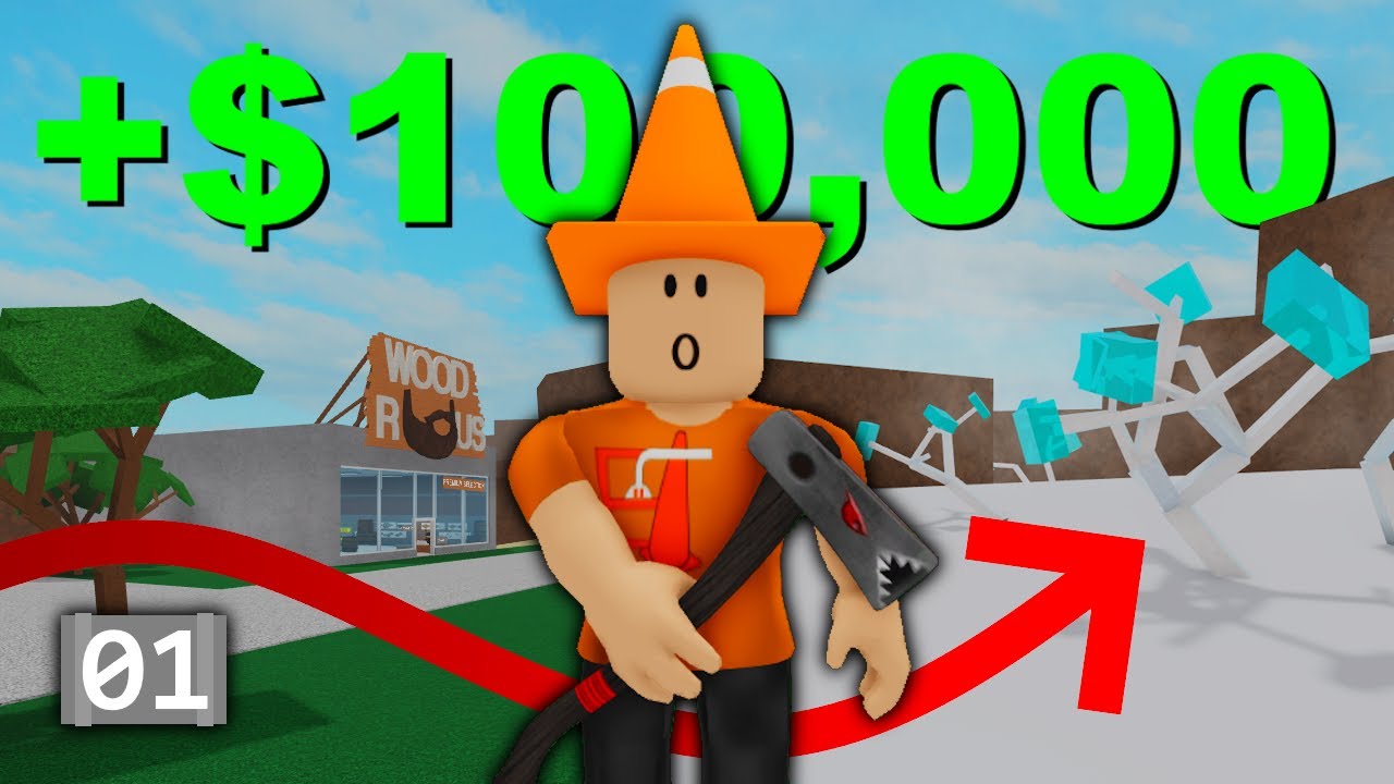 From 0 To The BEST AXE!? Lumber Tycoon 2 Let's Play 1 YouTube