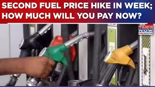 Fuel Prices Hiked Again in Delhi, Petrol and Diesel Rise by Around 90 Paise Per Litre | Iran War