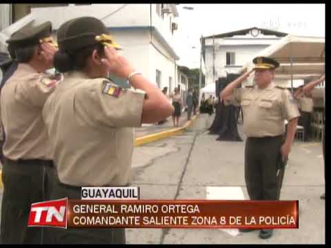 Nuevo comandante de la zona 8 de la policía asumió el mando