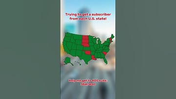 Trying to get a subscriber from each U.S state! #foryou #map #usa #foryoupage #subscribe #fyp