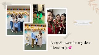 Baby shower for my dear friend Anju💞 | Baby boy no.2 💙| Amazing performances by friends and family
