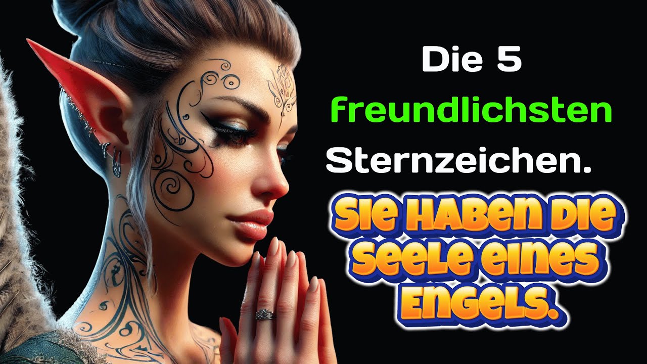 Die 5 freundlichsten Sternzeichen. Sie haben die Seele eines Engels.