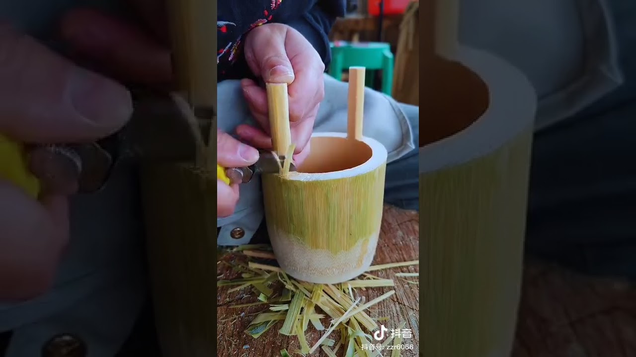 Pen holder made from 🌿 Bamboo 