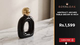 Royaloak Abstract Arched Table Décor Showpiece - 10 inch