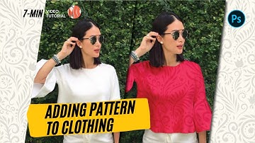 Adding Patterns and Textures To Any Clothing | Photoshop 2021 | @LoveMarieEscudero