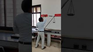 Forces in the members of a Simple Jib Crane