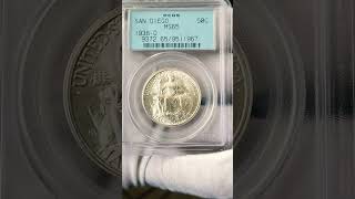 San Diego Classic Commemorative Half Dollar #Coin #pcgs #silver #valuablecoins #coincollecting