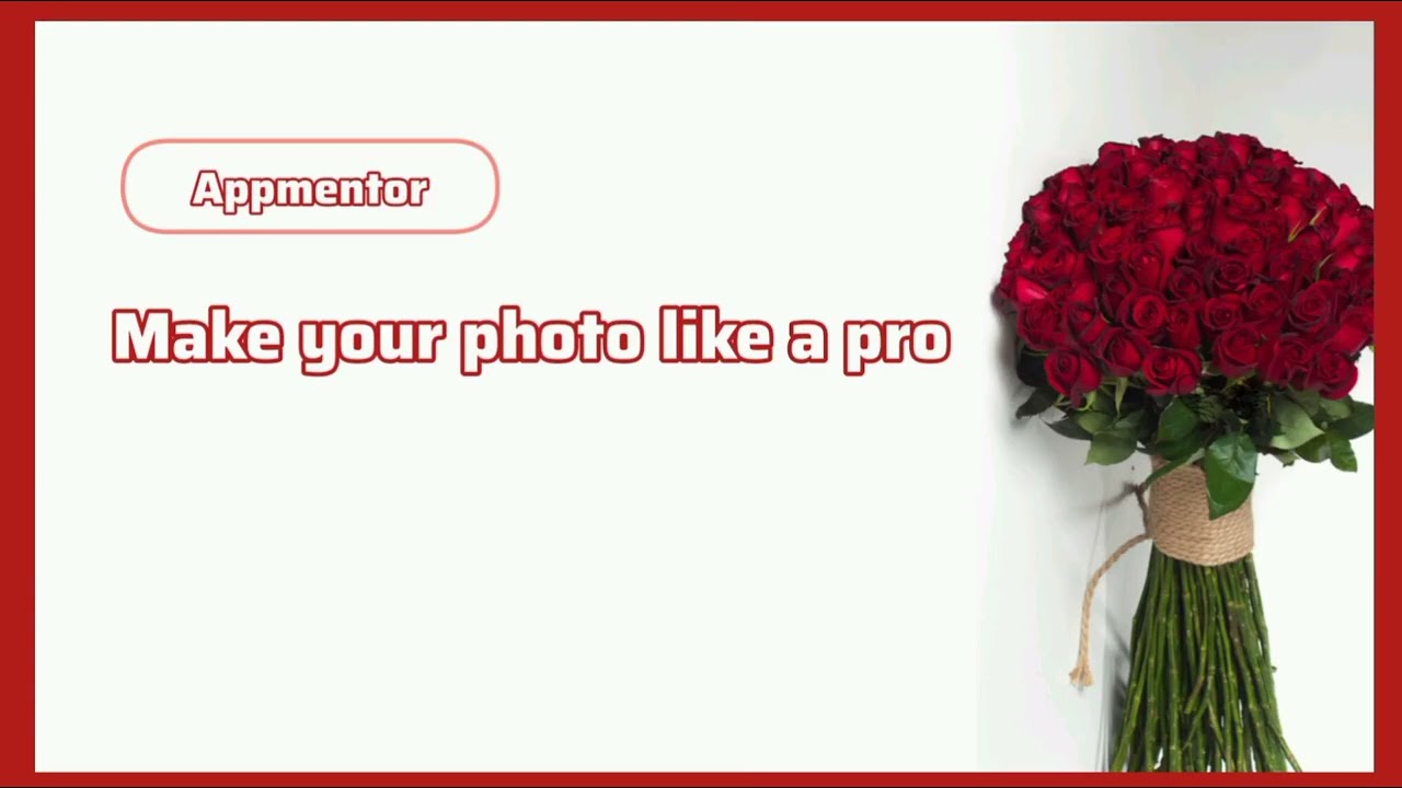 Make your photo like a pro.