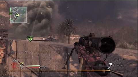 Modern Warfare 2 | Amazing NO-SCOPE! HALFWAY ACROSS RUNDOWN! (NO STEADY AIM)