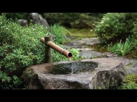 Vidéo : Fontaine en bambou DIY | Créez un jardin japonais avec des sons d'eau relaxants
