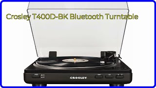 REVIEW (2026): Crosley T400D-BK Bluetooth Turntable. First Look.