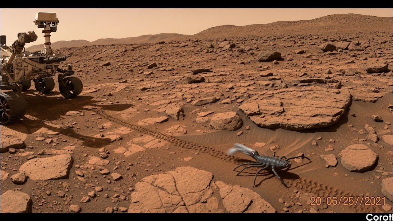 Rover Footage on Mars appears to Show a mysterious Moving Creature on The Red planet