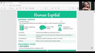 IEB GRADE 12 CHAPTER 4 HUMAN CAPITAL 1