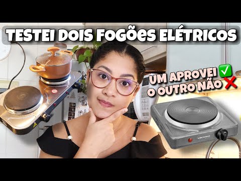 TESTEI OS FOGÕES ELÉTRICOS VICINI E LENOX | UM DELES NÃO APROVEI