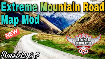 Map Mod Bussid 3.7- New Extreme Mountain Road Map Mod for bus simulator Indonesia by AS gaming 295