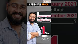 Calendar Trick in 1 Second 🔥 | Govt Exam Questions Solved Instantly