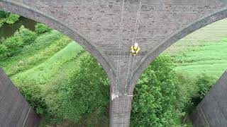 GeoAccess: combined rope access and drone inspection of a viaduct
