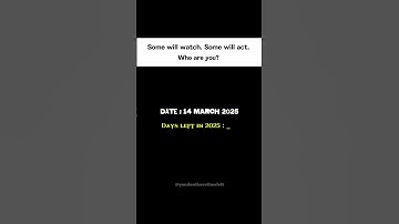 #TakeAction #NoMoreWaiting #BeTheOne